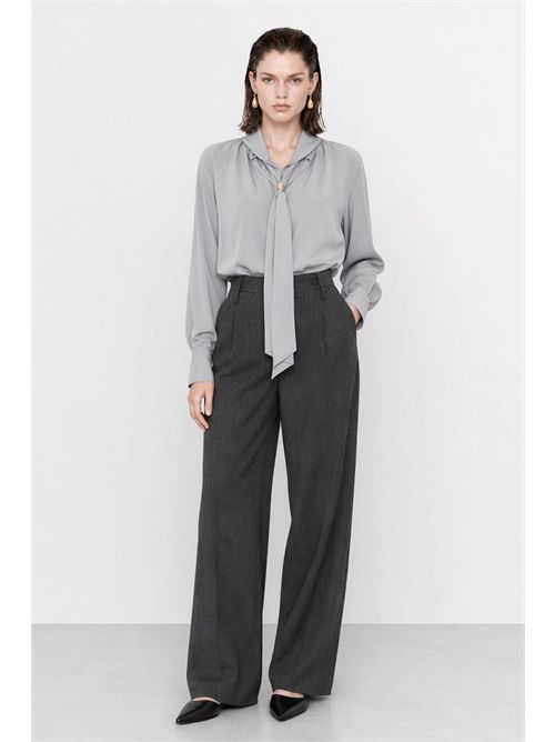 Pantaloni sartoriali da donna a vita alta e gamba larga KOCCA | EURIBIA/M9003
